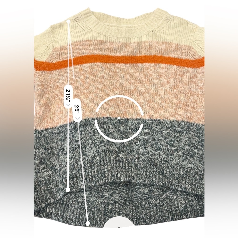Lou & Grey by Loft Color Block Knit Sweater, Large - Picture 9 of 9